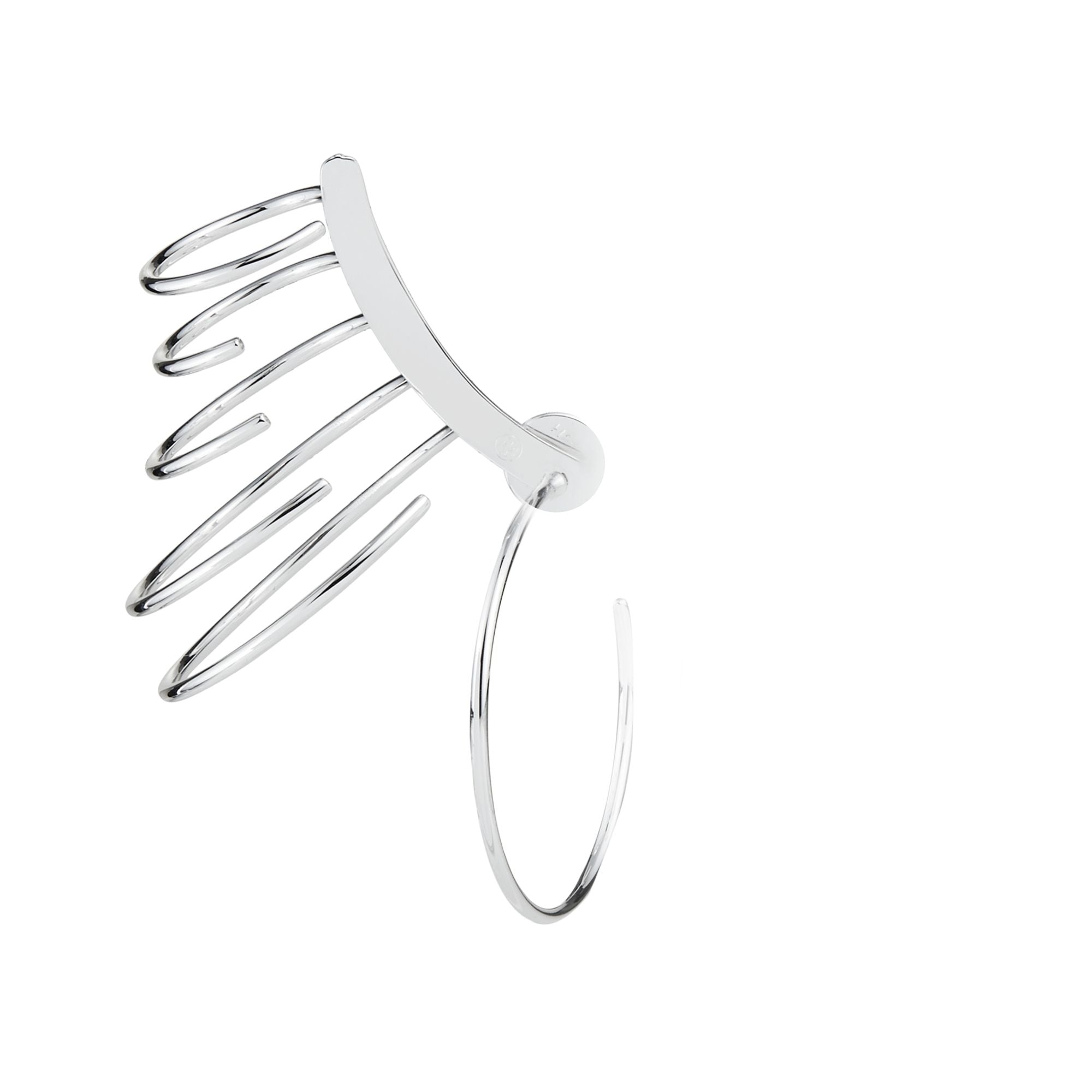 Women Pierced Ear Cuff - Silver