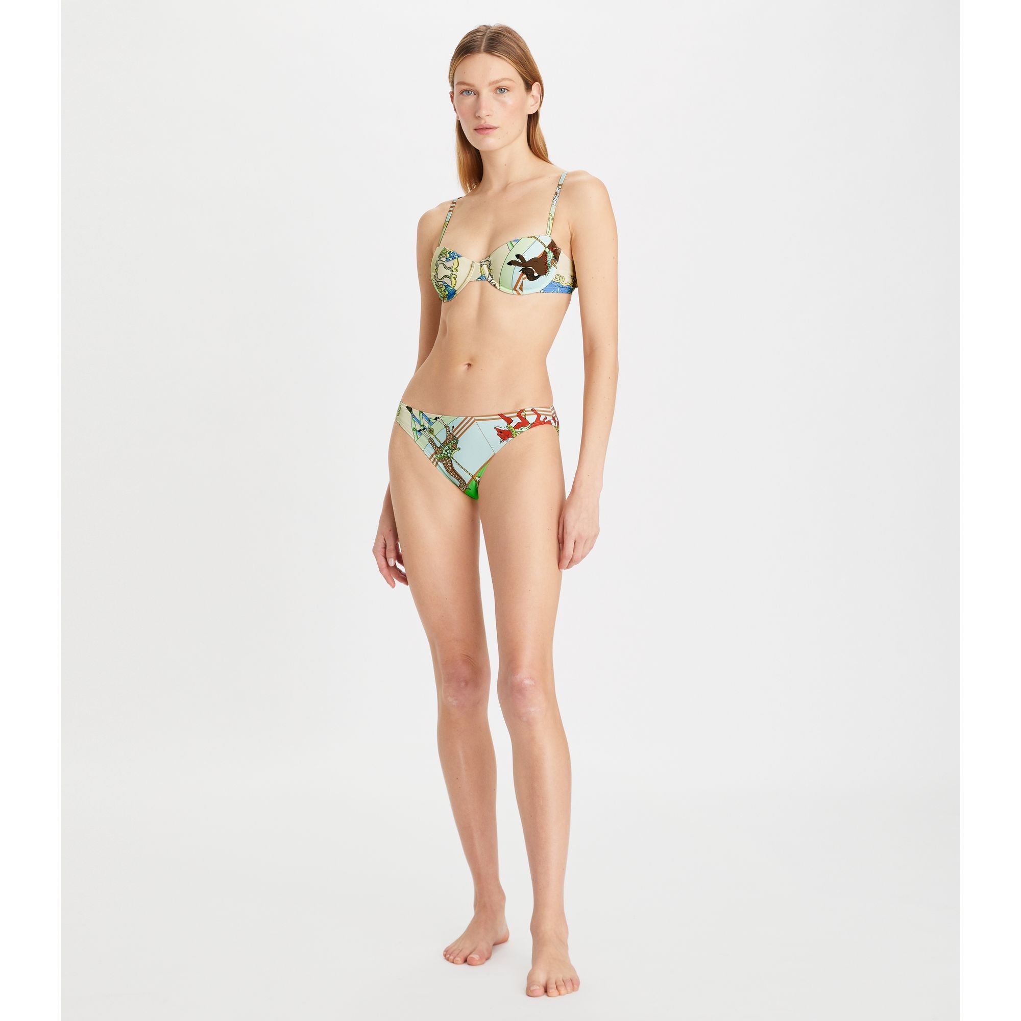Women Printed Hipster - Blue Carousel
