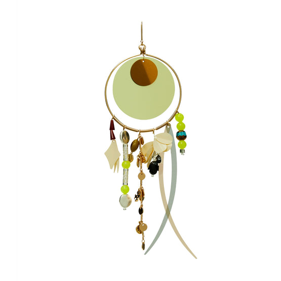 Women Galaxy Hoops - Tory Gold / Multi