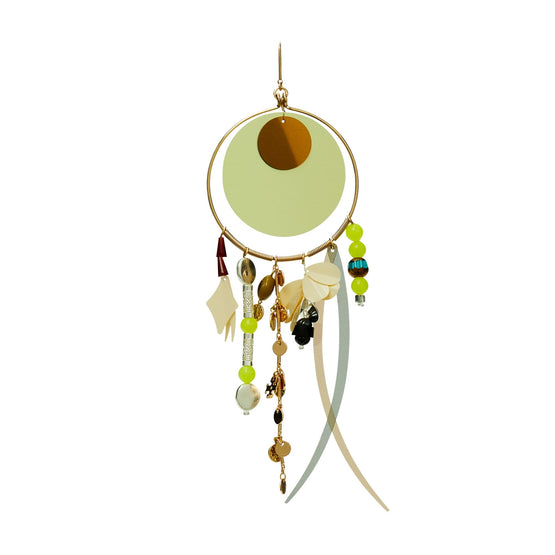 Women Galaxy Hoops - Tory Gold / Multi
