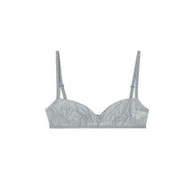 Women Chantilly Lace Bra - Lunar Gray