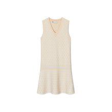 Women T Monogram Tech Knit Dress - New Ivory T Monogram Small Sport