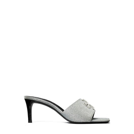 Women Eleanor Pave Mule Sandal 65Mm - Diamond / Perfect Black
