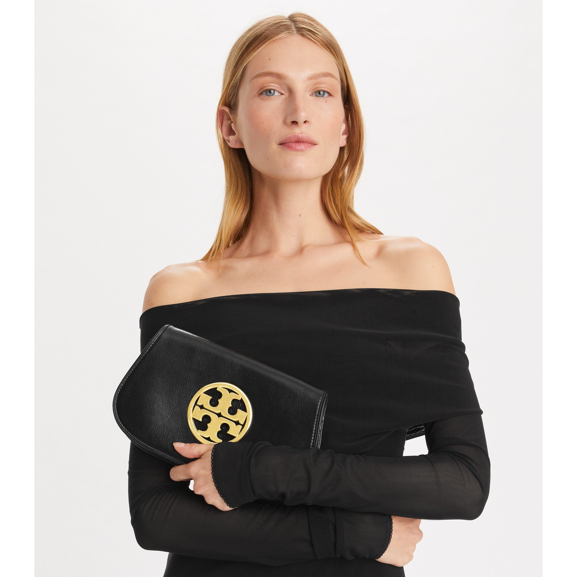 Women Reva Clutch - Black