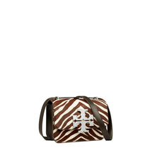 Women Eleanor Zebra Haircalf Small Convertible Shoulder Bag - Multi