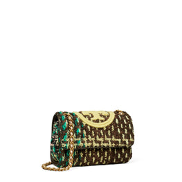 Women Fleming Soft Tweed Small Convertible Shoulder Bag - Multi