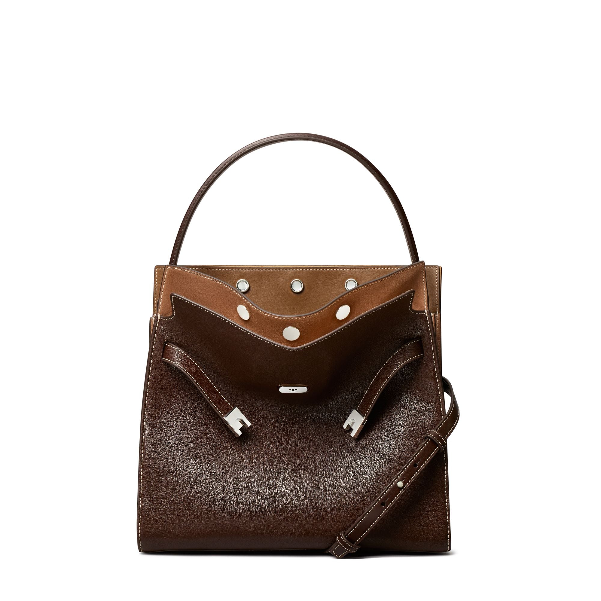 Women Lee Radziwill Textured Double Bag - Dark Mocha