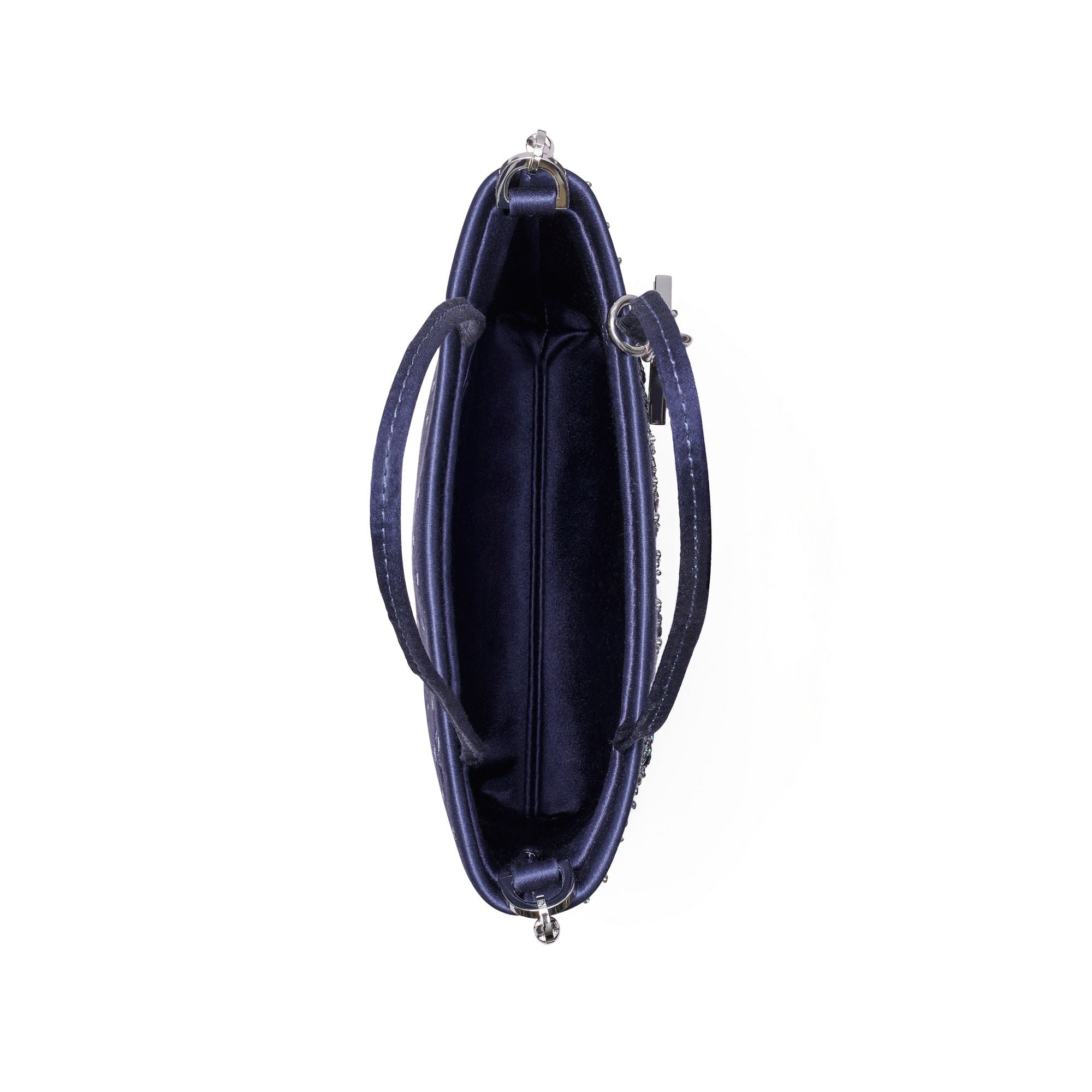 Women Midnight Embellished Mini Tote - Tory Navy