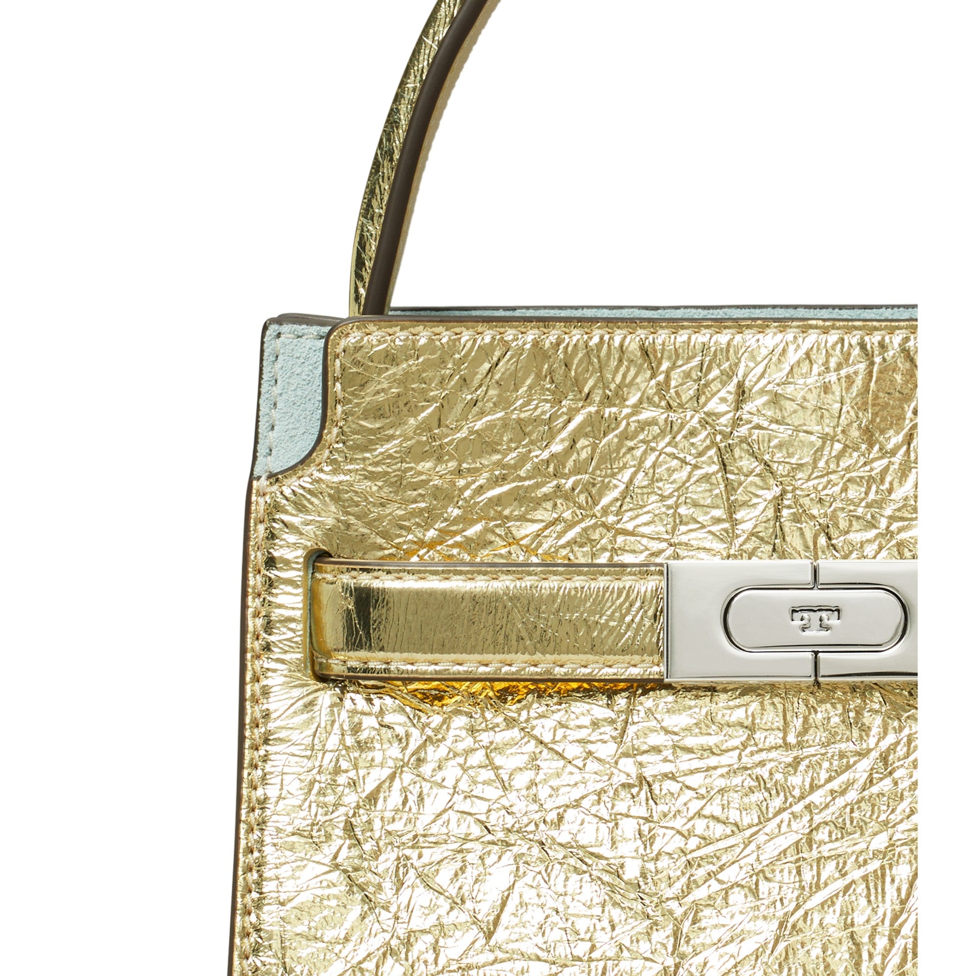Women Lee Radziwill Metallic Petite Double Bag - 18 Kt Gold