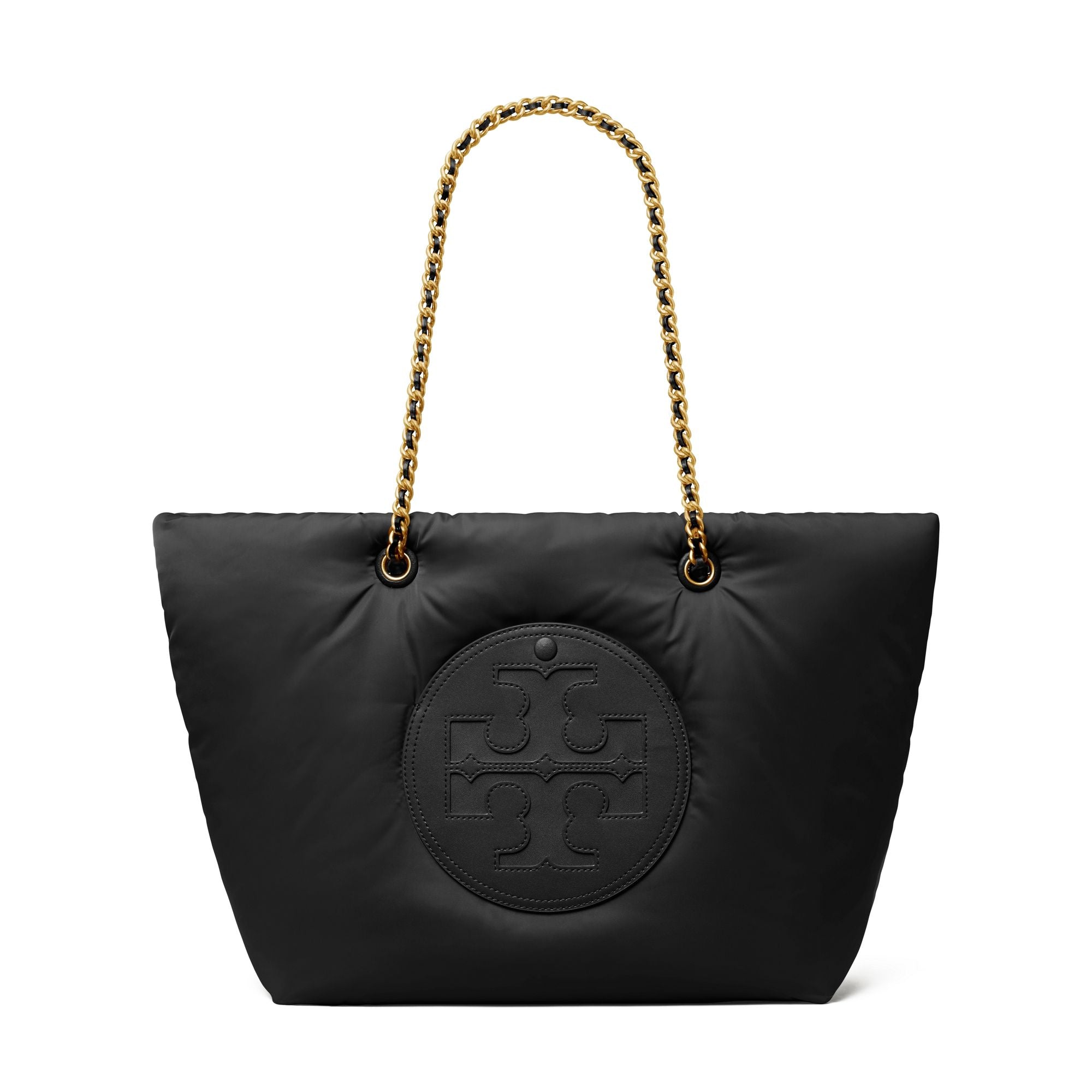 Women Ella Chain Soft Tote - Black