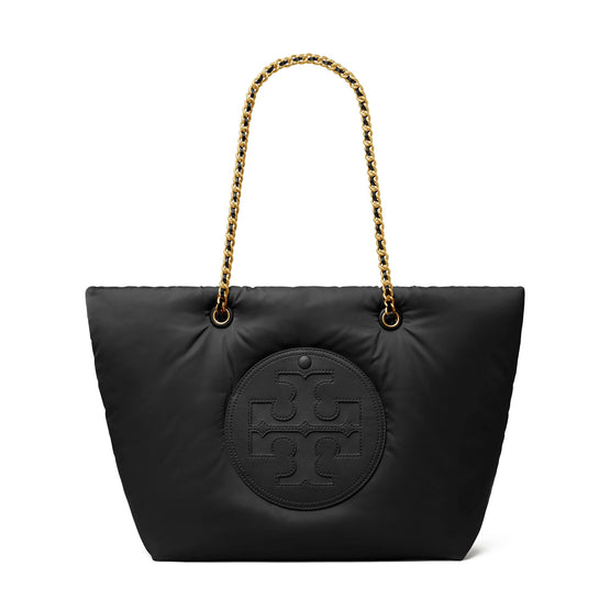 Women Ella Chain Soft Tote - Black