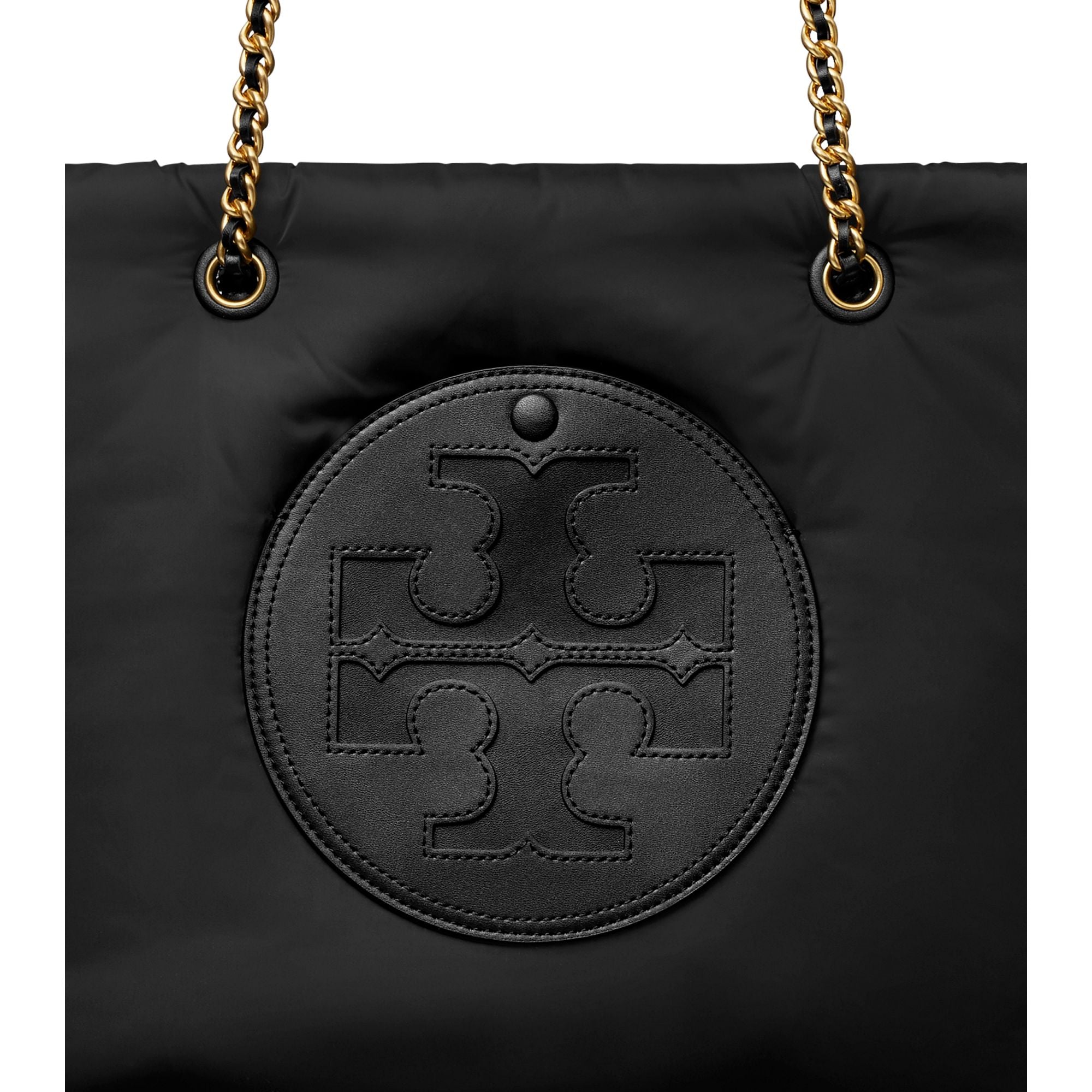Women Ella Chain Soft Tote - Black
