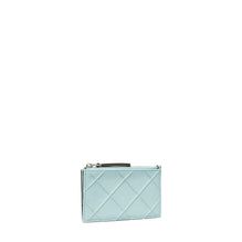 Women Fleming Zip Card Case - Mist