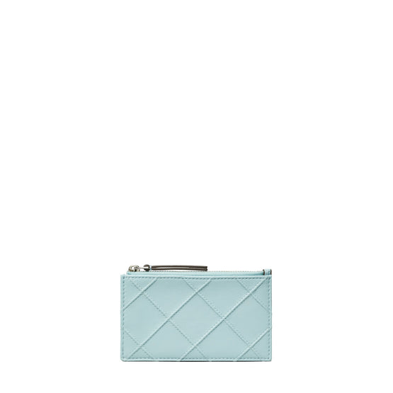 Women Fleming Zip Card Case - Mist