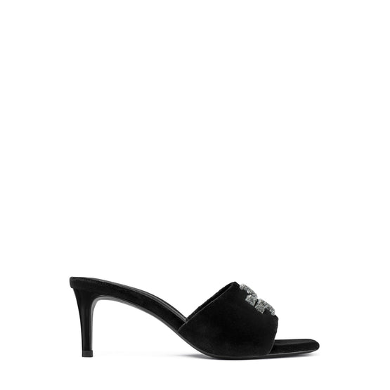 Women Eleanor Pave Mule Sandal 65Mm - Perfect Black