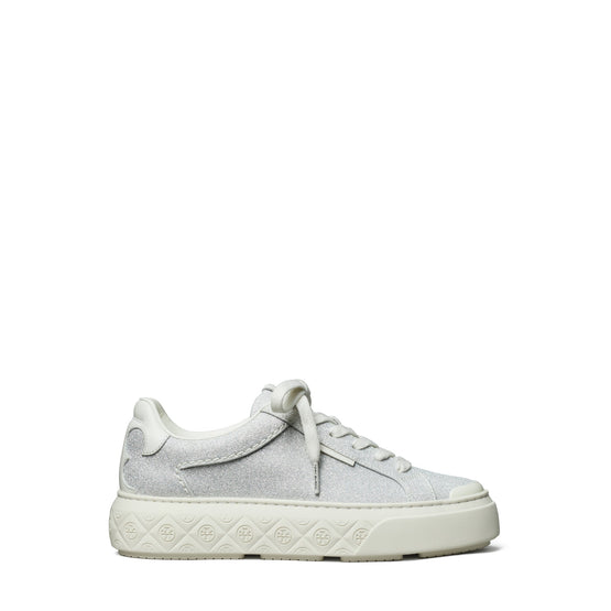 Women Ladybug Sneaker - Silver Glitter / Blanc