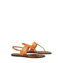 Women Capri Thong Sandal - Brandy