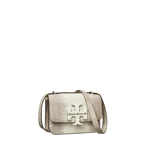 Women Eleanor Lizard Small Convertible Shoulder Bag - Cool White