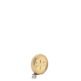 Women Fleming Soft Metallic Coin Pouch Key Fob - Gold