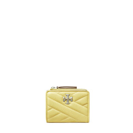 Women Kira Chevron Bi-Fold Wallet - Pastel Yellow