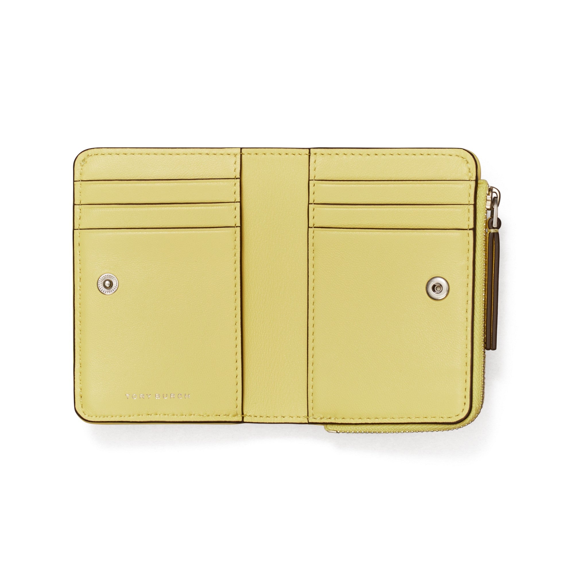 Women Kira Chevron Bi-Fold Wallet - Pastel Yellow
