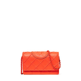 Women Fleming Soft Chain Wallet - Sour Cherry