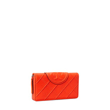 Women Fleming Soft Zip Continental Wallet - Sour Cherry