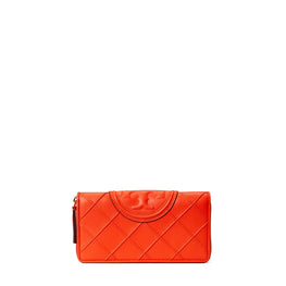 Women Fleming Soft Zip Continental Wallet - Sour Cherry