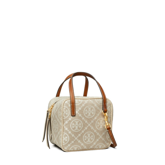 Women T Monogram Jacquard Cube - Ivory