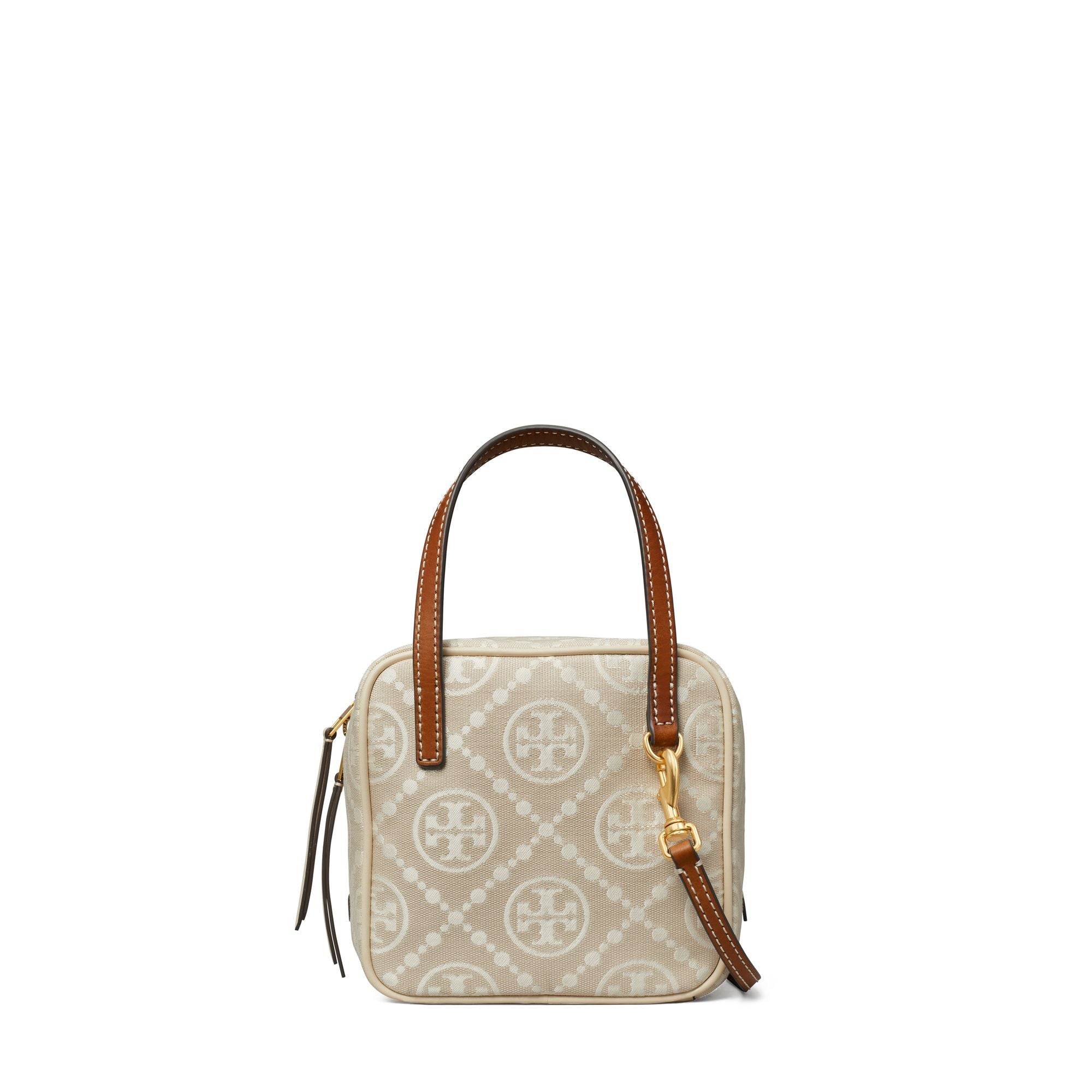 Women T Monogram Jacquard Cube - Ivory
