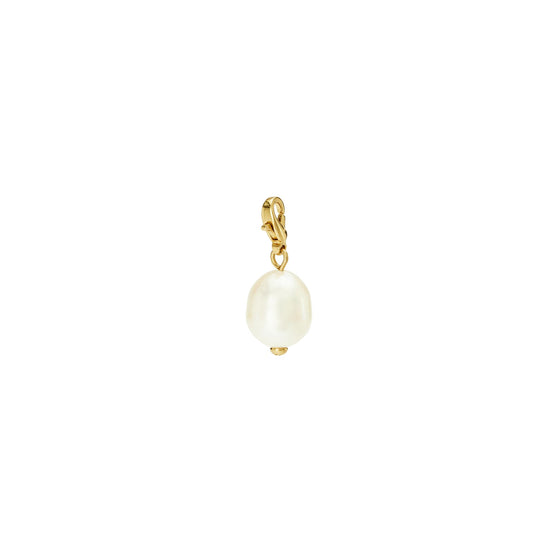 Women Pearl Charm - Tory Gold / Cream