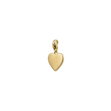 Women Heart Charm - Tory Gold