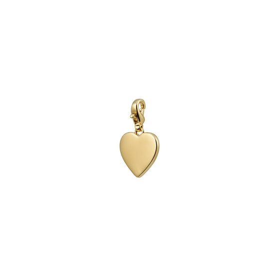 Women Heart Charm - Tory Gold