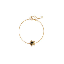 Women Kira Star Chain Bracelet - Tory Gold / Black / Crystal