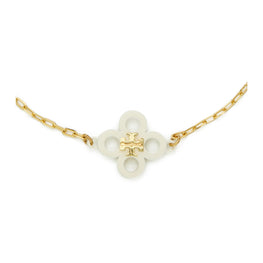 Women Kira Clover Enamel Bracelet - Tory Gold / Multi