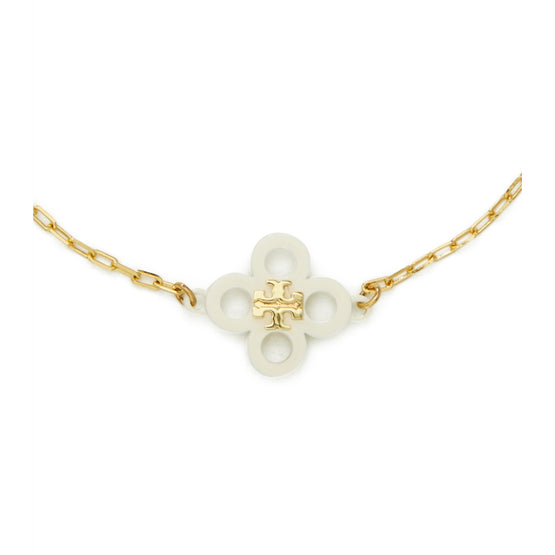 Women Kira Clover Enamel Bracelet - Tory Gold / Multi