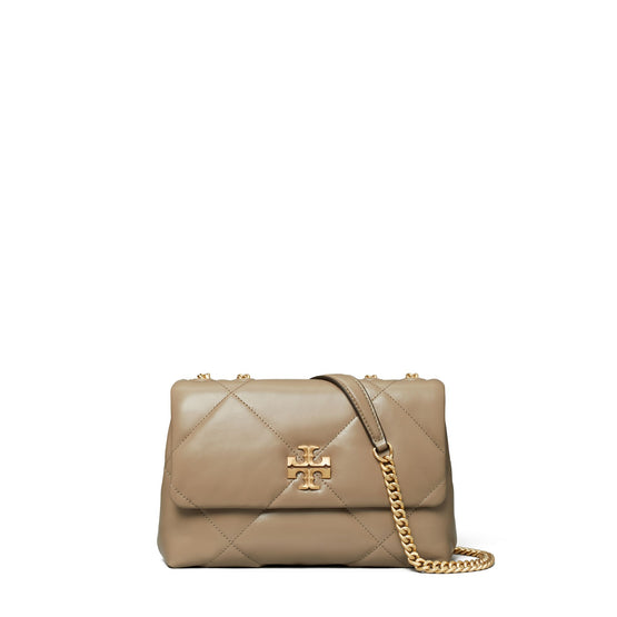 Women Kira Diamond Quilt Small Convertible Shoulder Bag - Taupe Oak