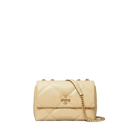 Women Kira Diamond Quilt Small Convertible Shoulder Bag - Vanilla Soft Serve