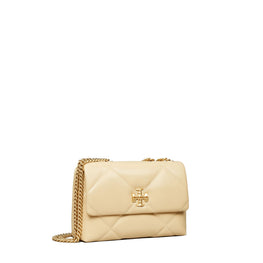 Women Kira Diamond Quilt Small Convertible Shoulder Bag - Vanilla Soft Serve