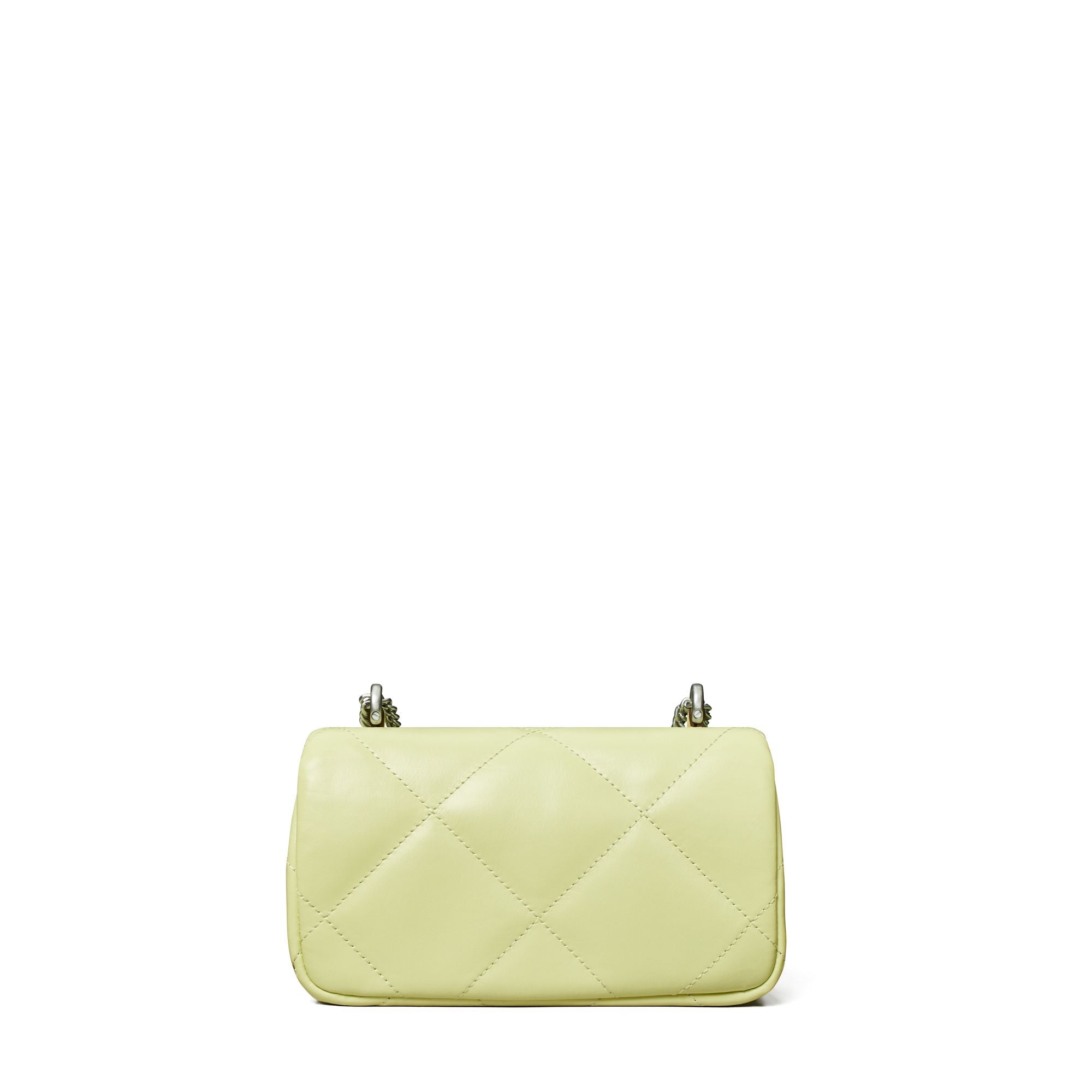 Women Kira Diamond Quilt Mini Flap Bag - Pear
