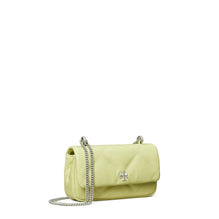 Women Kira Diamond Quilt Mini Flap Bag - Pear
