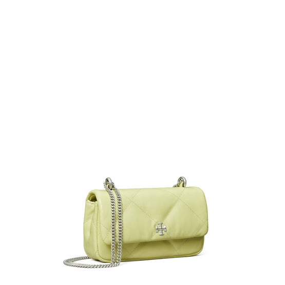 Women Kira Diamond Quilt Mini Flap Bag - Pear