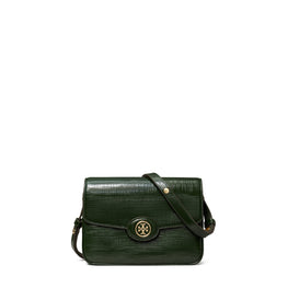 Women Robinson Crosshatched Convertible Shoulder Bag - Evergreen