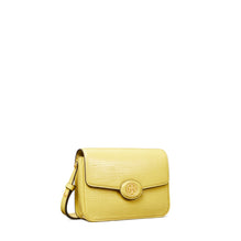 Women Robinson Crosshatched Convertible Shoulder Bag - Pale Butter