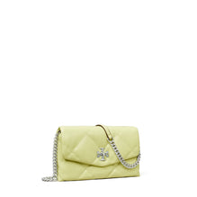 Women Kira Diamond Quilt Chain Wallet - Pear
