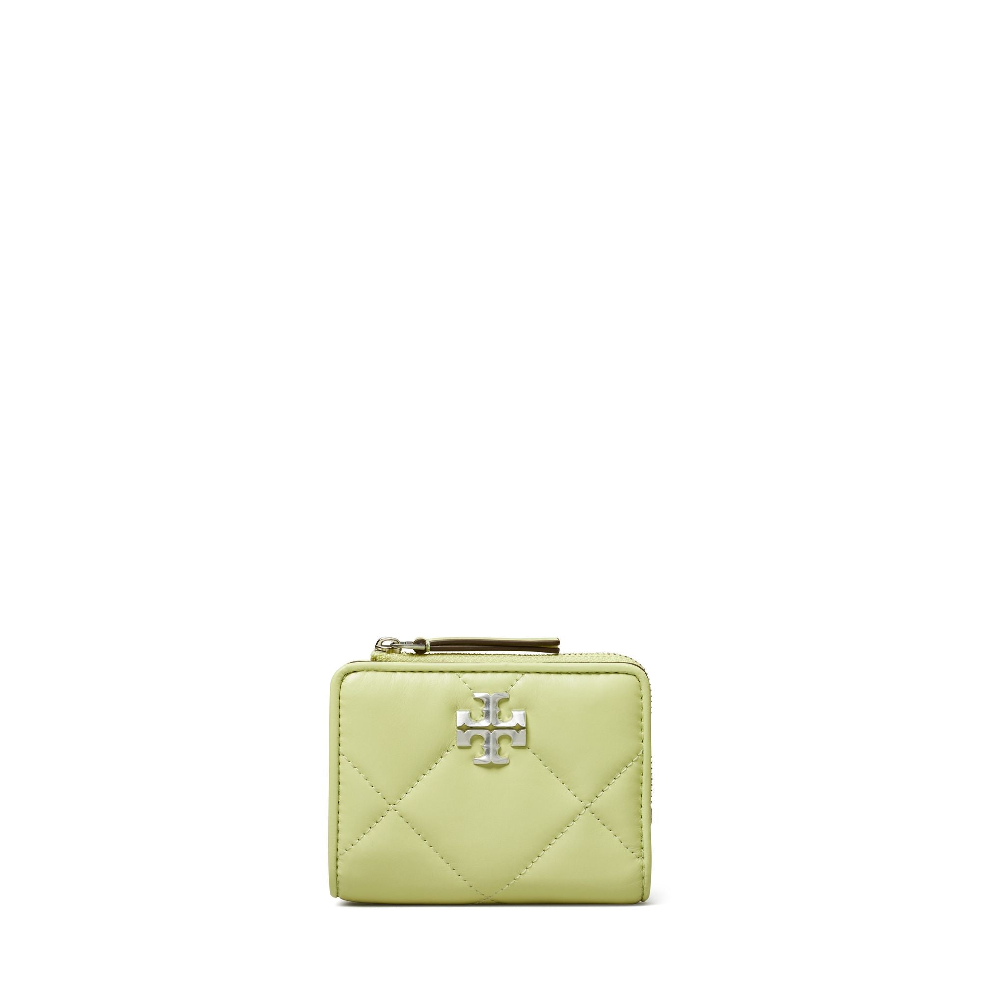 Women Kira Diamond Quilt Bi-Fold Wallet - Pear