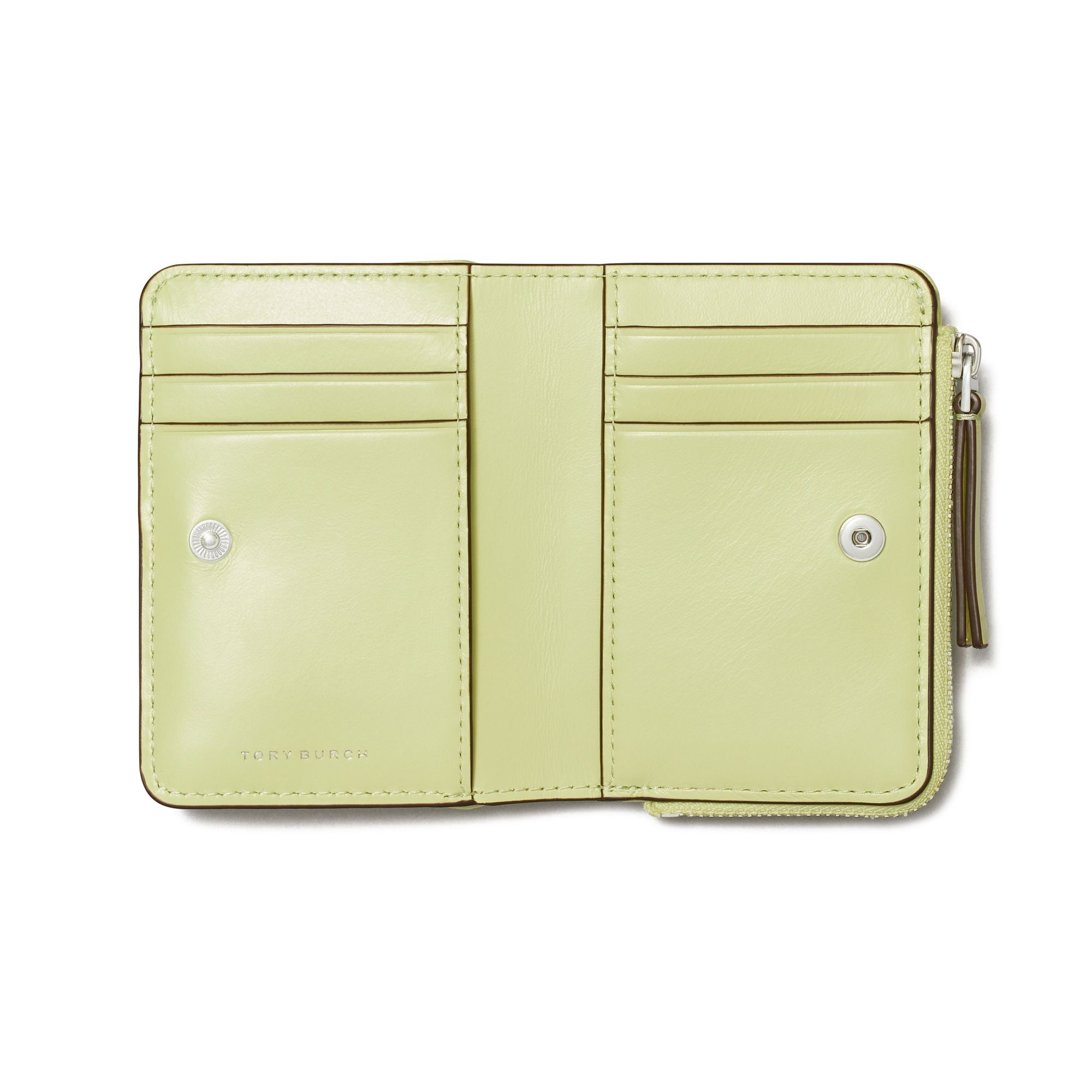 Women Kira Diamond Quilt Bi-Fold Wallet - Pear