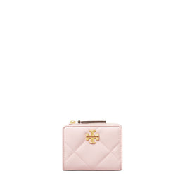 Women Kira Diamond Quilt Bi-Fold Wallet - Rose Salt