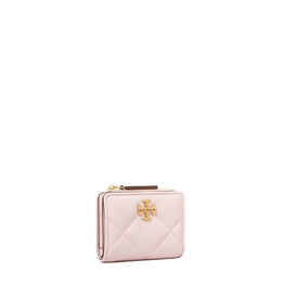 Women Kira Diamond Quilt Bi-Fold Wallet - Rose Salt