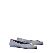 Women Claire Quilted Ballet - Dew Blue / Gold / Silver